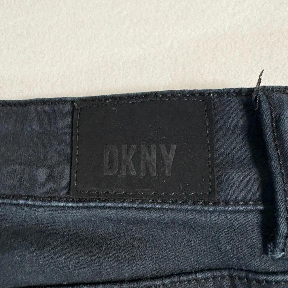 DKNY Stanton Mens 34x30 Straight Leg Black Stretch Denim Jeans Cotton Blend - Picture 9 of 9